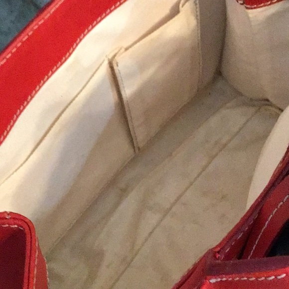 ♥️♥️Guia’s Red Leather Tote Bag Made in Italy - Picture 6 of 6